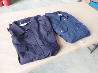 Unused Bulwark Flame Resistant Work Shirt, Size XXL-RG and Unused Lion Apparel Work Shirt, Size 2XL(18 1/2)    (B-1)
