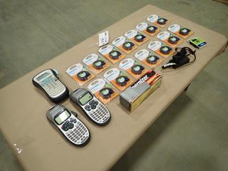 (2) Dymo Letratag Label Printers c/w Dymo Label Printer and Qty of Dymo Label Refills  (D-2)