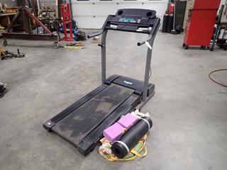 Image 10.0 Model IMTL3952.4 120V Treadmill c/w Foam Roll-Out Mat And Assorted Supplies. SN R639000028 *Note: This Item Is Located Offsite In Alberta Beach, For More Info Contact Richard @780-222-8309*