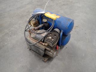 Emglo Air-Mate Model AM78-HC4V 15A  115V Dual Tank Portable Air Compressor. SN 071791373 *Note: This Item Is Located Offsite In Alberta Beach, For More Info Contact Richard @780-222-8309*