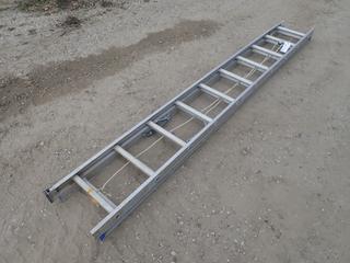20 Ft. Aluminum Extension Ladder *Note: This Item Is Located Offsite In Alberta Beach, For More Info Contact Richard @780-222-8309*