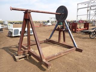 A-Frame Hydraulic Reel Stand, 120 In. X 130 In. X 100 In.   (WF)