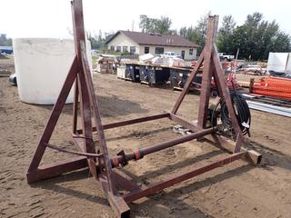 A-Frame Hydraulic Reel Stand, 99 In. X 150 In. X 89 In.  (WF)