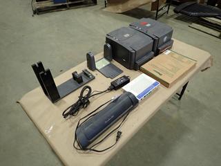 (2) Kroy Model K4350 Thermal Label Printers, Inspire Laminator, Panduit Labels, CCI Wireless Model HES-319M2W-IDU and More  (G-1)