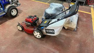 Toro Push Lawnmower, 190cc Briggs & Stratton Gas Engine, 7.25 Ft./Lb. Torque, **LOCATED OFFSITE @ Fort McMurray Airport, 547 Snow Eagle Drive, Fort McMurray, AB Call Chris For Info @ 587-340-9961**