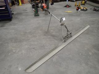 Lindley Vibra Strike 10 Ft. Power Concrete Screed w/ 30.5cc Engine. SN EC0316-0206 *Note: This Item Is Located Offsite In Alberta Beach, For More Info Contact Richard @780-222-8309*