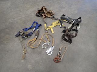 Titan And North Harnesses c/w Lanyards And Carpenters Pouch *Note: This Item Is Located Offsite In Alberta Beach, For More Info Contact Richard @780-222-8309*