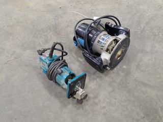 Sears Model 315.17570 110/120V Router c/w Makita 3700B 115V Trimmer *Note: This Item Is Located Offsite In Alberta Beach, For More Info Contact Richard @780-222-8309*