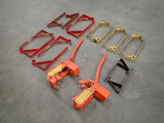 (2) Wall Jacks c/w Qty Of Wall Brackets *Note: This Item Is Located Offsite In Alberta Beach, For More Info Contact Richard @780-222-8309*