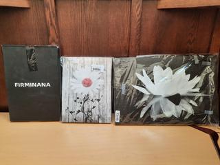 (3) Unused Wall Art/Hangings, Daisy Flower Canvas Wall Art, Ready to Hang, 16 In. X 22 In., Lotus Flower Canvas Print w/ Easy To Hang Mount, 16 In. X 24 In. and
A Plus Max 16 In. x 20 In. x 1.5 In. Picture Frame, Display Pictures 11 In. x 14 In. w/ Mat or 16 In. x 20 In. w/o Mat (Office)