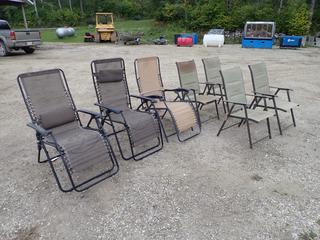 Qty Of Folding Lawn Chairs *Note: This Item Is Located Offsite In Alberta Beach, For More Info Contact Richard @780-222-8309*