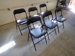 Qty of (6) Folding Chairs *Note: This Item Is Located Offsite In Alberta Beach, For More Info Contact Richard @780-222-8309*