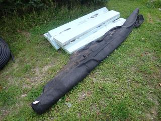 Qty Of Geo Textile Cloth And Styrofoam Strips *Note: Length Unknown, This Item Is Located Offsite In Alberta Beach, For More Info Contact Richard @780-222-8309*