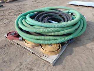 Qty of 2-3 In. High Pressure Water Hoses, 2 In. and 3 In. Hydrostatic Test Hose, and 2 In. Hydraulic Hose, *Note: Unknown Lengths*  (Row 4)