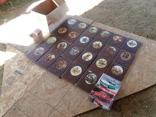 Qty Of The Old West Books c/w Telephone And Model Truck And Car *Note: This Item Is Located Offsite In Alberta Beach, For More Info Contact Richard @780-222-8309*