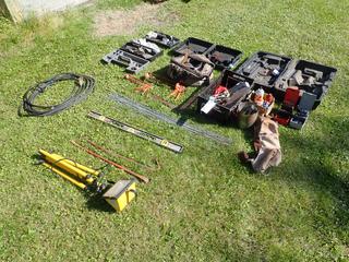 Qty of Cases, Shop Light, Drill Bits And Assorted Supplies *Note: This Item Is Located Offsite In Alberta Beach, For More Info Contact Richard @780-222-8309*