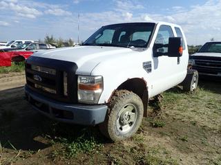 2008 Ford 250XL Super Duty 4X4 Cab And Chassis c/w 5.4L V8 And LT265/70R17 Tires. VIN 1FESX215G8EA67985 *Note: Parts Only, Located Offsite at 21220-107 Avenue NW, Edmonton, For More Information Contact Richard at 780-222-8309*