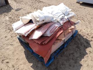 Qty of Assorted Size Pipe Cooling Blankets, Fire Blanket And Tarps