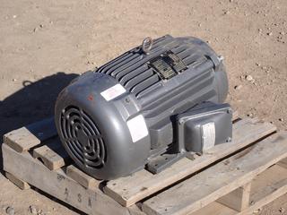 Baldor Model BZ398080 Electric Motor, 5HP, 230/460V, 12.6/6.3A, 3 Phase, SN 07H867X037G1, *Note: Working Condition Unknown*