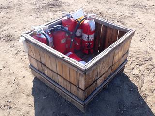 Qty of Assorted Fire Extinguishers, *Note: May Require Recertification*