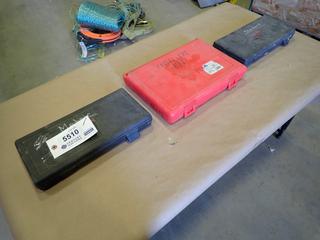 (3) Tap and Die Sets, *Note: One Incomplete*  (D-2)