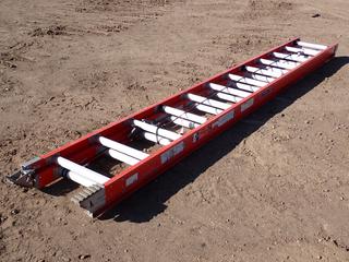 2014 Louisville Model FE7224 Adjustable Ladder, 24 Ft., 300 Lbs. Capacity  (Row 4)