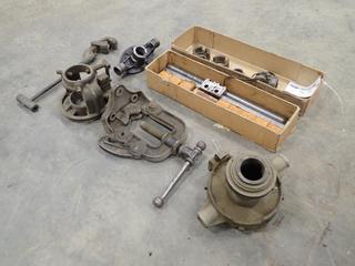 Armstrong #2 Adjustable Stock And Dies c/w 1/4 In. - 1 In. Pipe Cutter And Pipe Vise *Note: This Item Is Located Offsite In Alberta Beach, For More Info Contact Richard @780-222-8309*