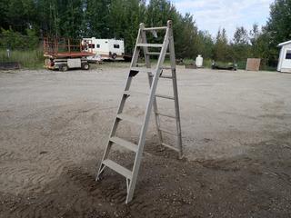 6 Ft. To 10 Ft. Multi-Functional Aluminum Ladder *Note: This Item Is Located Offsite In Alberta Beach, For More Info Contact Richard @780-222-8309*