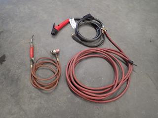 Arc Air Gouger c/w Acetylene Welding Torch *Note: This Item Is Located Offsite In Alberta Beach, For More Info Contact Richard @780-222-8309*