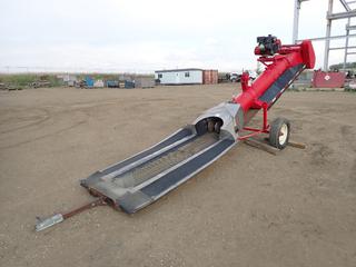 Tow Behind Offloading Conveyor c/w 12 Ft. X 21 In. Belt, 2 In. Ball Hitch, Kohler Command PRO14 429CC  Engine And ST205/75R15 Tires. 