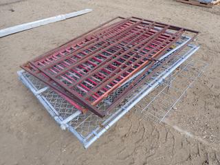 Chain Link Gates, 84 In. X 48 In., Cattle Gates, 76 In. X 48 In., Animal Barrier Fences, 54 In. x 64 In.  (Row 4)