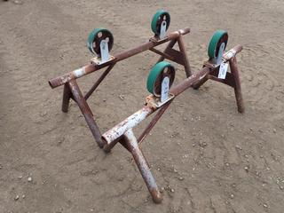 (2) Pipe Roller Stands, 60 In. X 31 In.