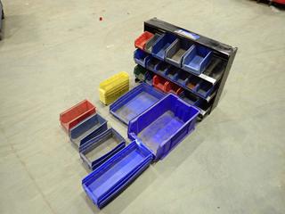 Powerfist Utility Parts Rack c/w Qty of Storage Bins