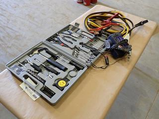 Agrium Took Kit, Booster Cables and Pit Stop 12V Air Compressor  (A-Front)