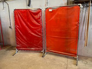 (2) Welding Screens, Approximately 50in x 75in.