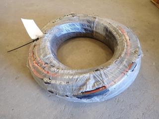 Unused Roll of Hydraulic Hose 1/2in 4500 PSI.