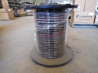 Pulsar Hydraulics Ltd. SAE 100R16 Ultra Pressure Compact Two Wire Carbonite Cover 3/8in, Total Length 280ft.