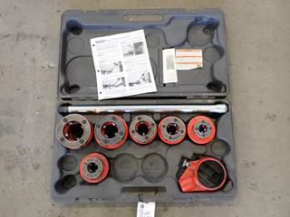 Ridgid 12-R Exposed Ratchet Threader Set 1/2in to 2in NPT. *Incomplete*