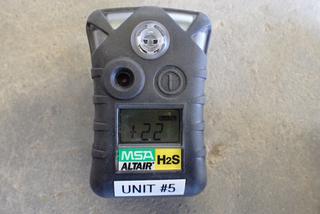 MSA Altair Hydrogen Sulfide H2S Maintenance Free Single Gas Detector.
