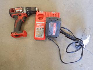 Milwaukee 2606-20 Cordless 1/2in Drill 18V c/w Battery 18V and (1) M12/M18 Charger.