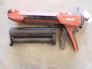 Hilti HDM500 Manual Anchor Adhesive Dispenser w/ HIT-CR500 and HIT-CB.