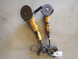 (1) DeWalt DWE43116 Angle Grinder 6in  Type 15, 120V AC/DC 50/60 Hz 13A.