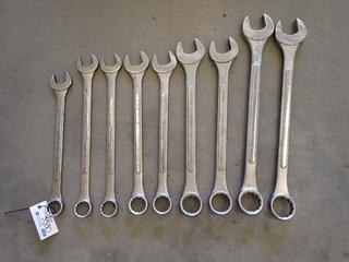 Procore Drop Forged Chrome Vanadium Steel 9 Piece Standard 12-Point Combination Wrenches 1-5/8in to 2-1/2in. *Incomplete*