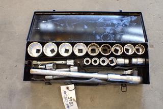 Procore 04-8816, 3/4in Drive Socket Wrench Set. *Incomplete*