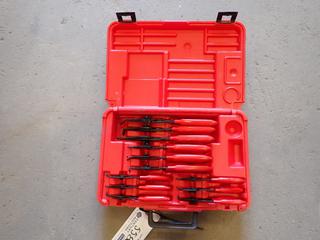 Proto 360B Retaining Ring 12 Plier Set Convertibles for Internal & External Rings.