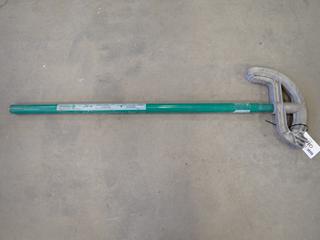 Greenlee 843A Aluminum Hand Bender Head, 1 EMT, 0.75in Ridgid Conduit and Handle 84H2.