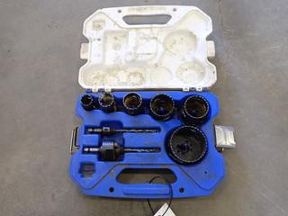 Lenox 30856C600L, 9pc Electricians Hole Saw Kit. *Incomplete*