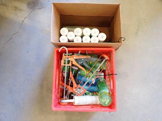 Quantity of Caulking Silicone Downsil 795, GE SCS1000 Sealant Dap Touch 'n Foam and Caulking Guns.