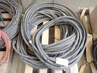 (3) Panama Industrial Garden Hoses 5/8in 150PSI. *Unknown Lengths*