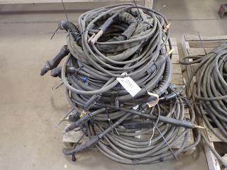 Quantity of Mig Welding Guns w/ Cables and Handles.